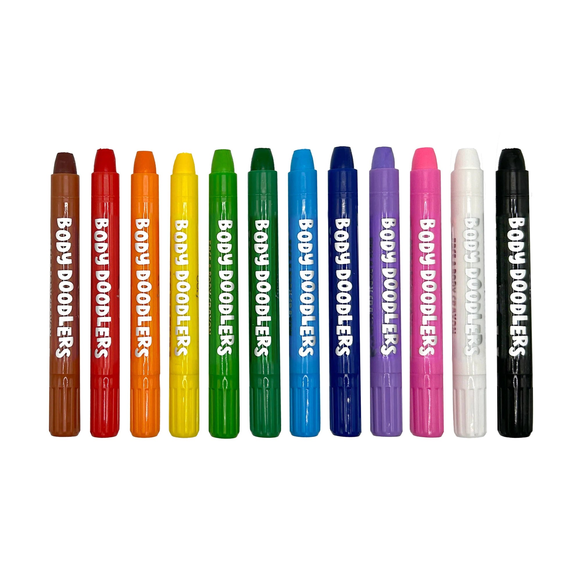 Body Doodlers: Face &amp; Body Crayons (Set of 12)