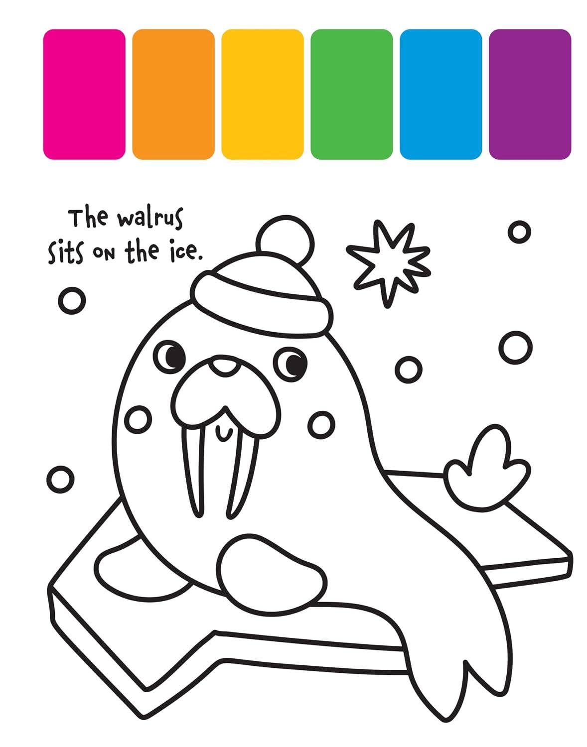 My First Painting Book: Winter Fun - Includes Paintbrush
