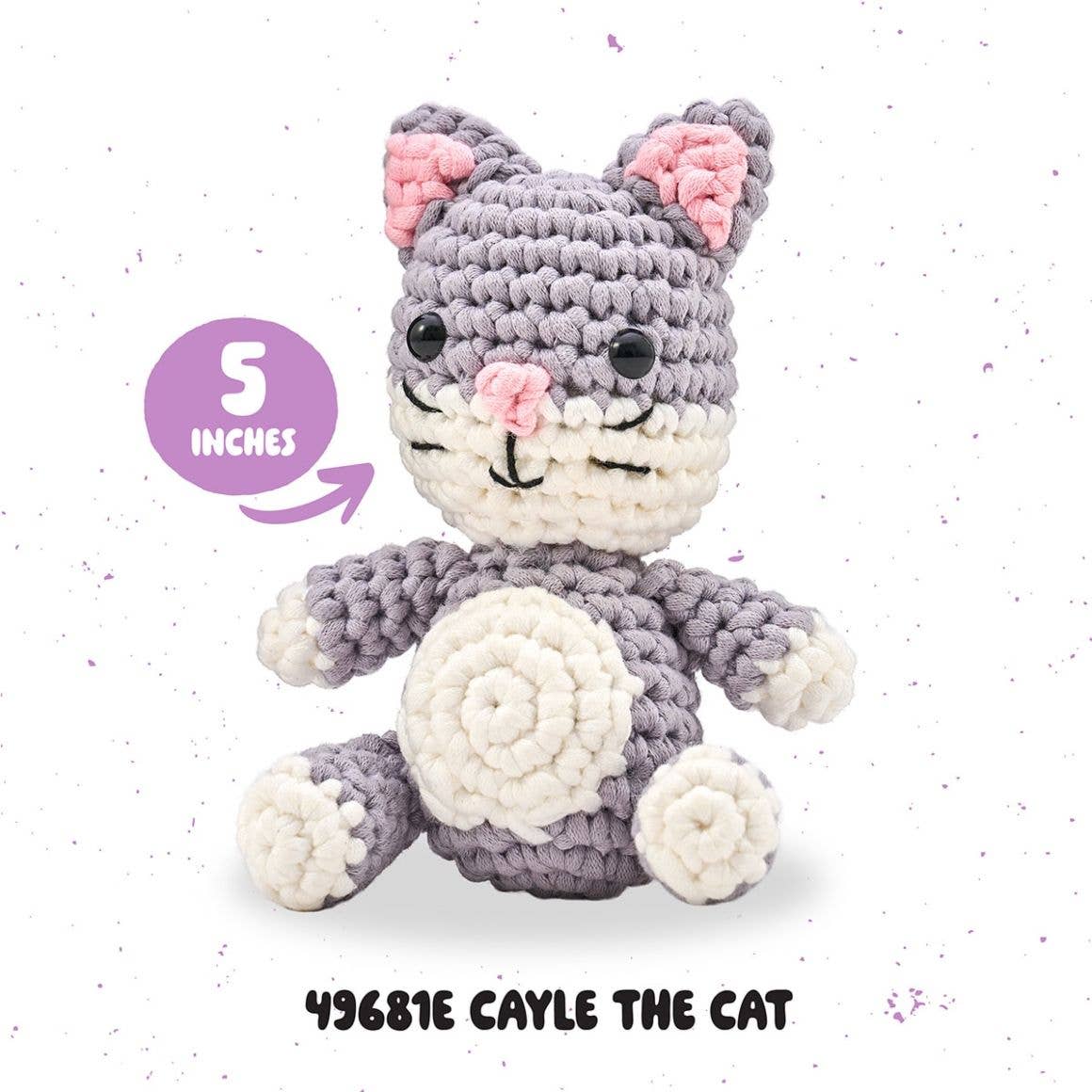 Bucilla ® Amigurumi Crochet Kit - Caylee the Cat 5"