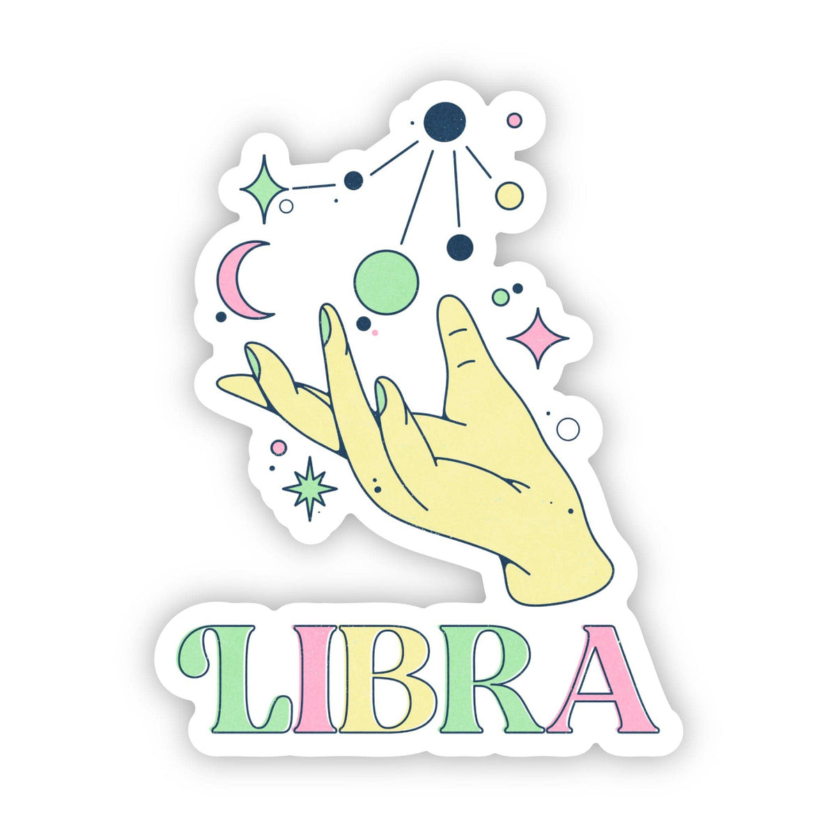 Libra Zodiac Sign Sticker