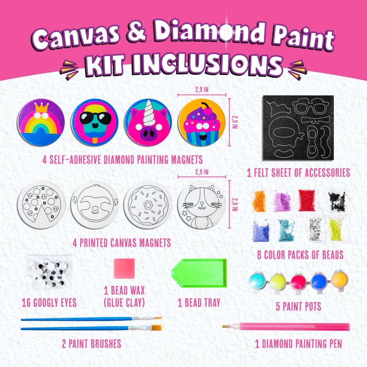 Canvas &amp; Diamond Paint Magnet Kit