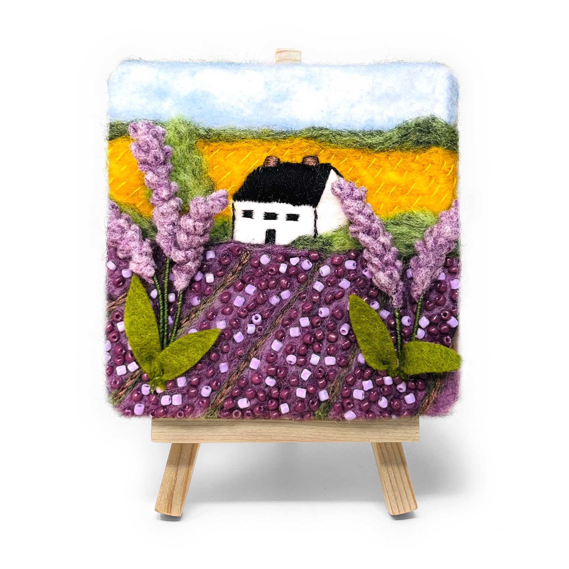 Mini Masterpiece: Fields of Lavender Needle Felt Kit