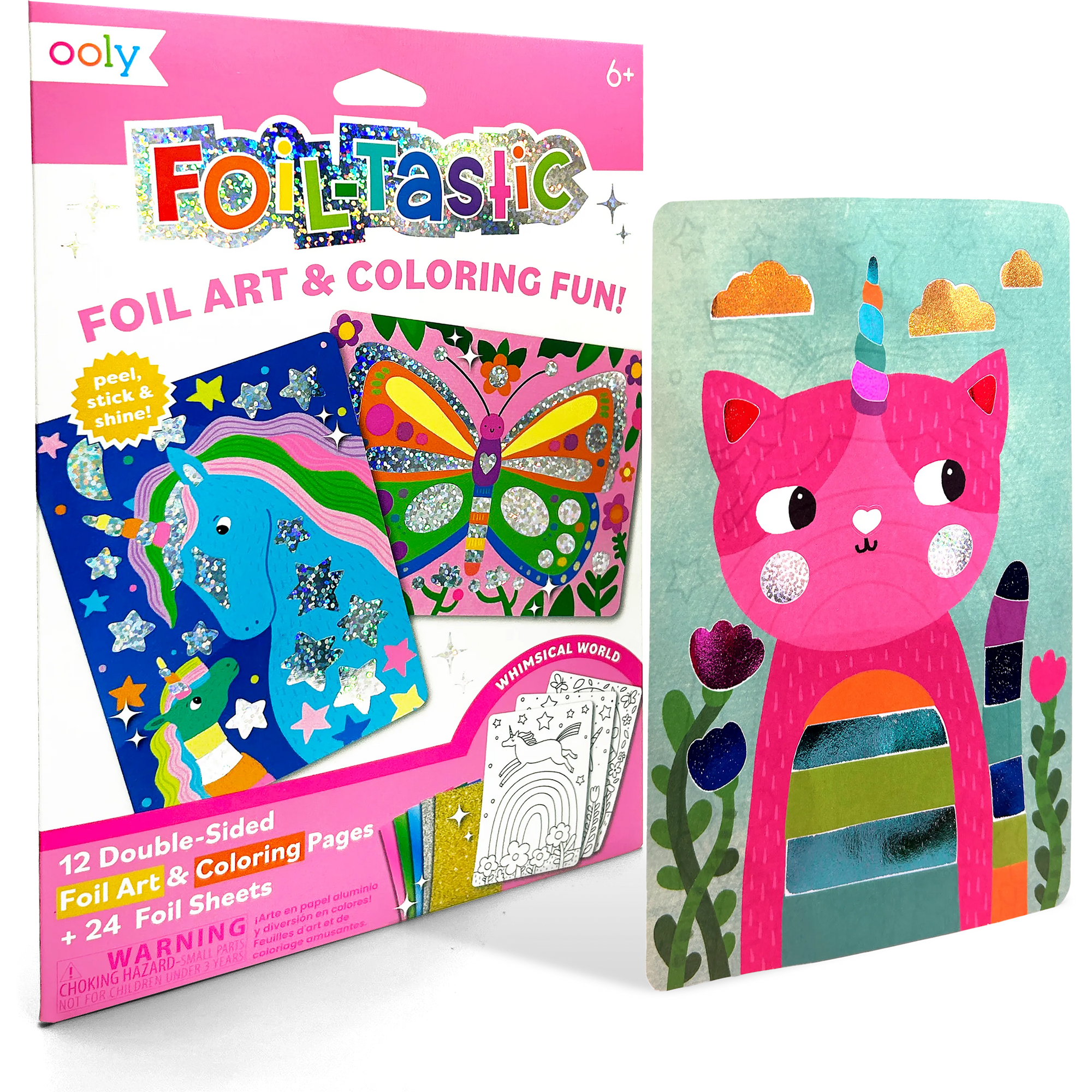 Foil-tastic: Foil Art &amp; Coloring Fun - Whimsical World (36 P