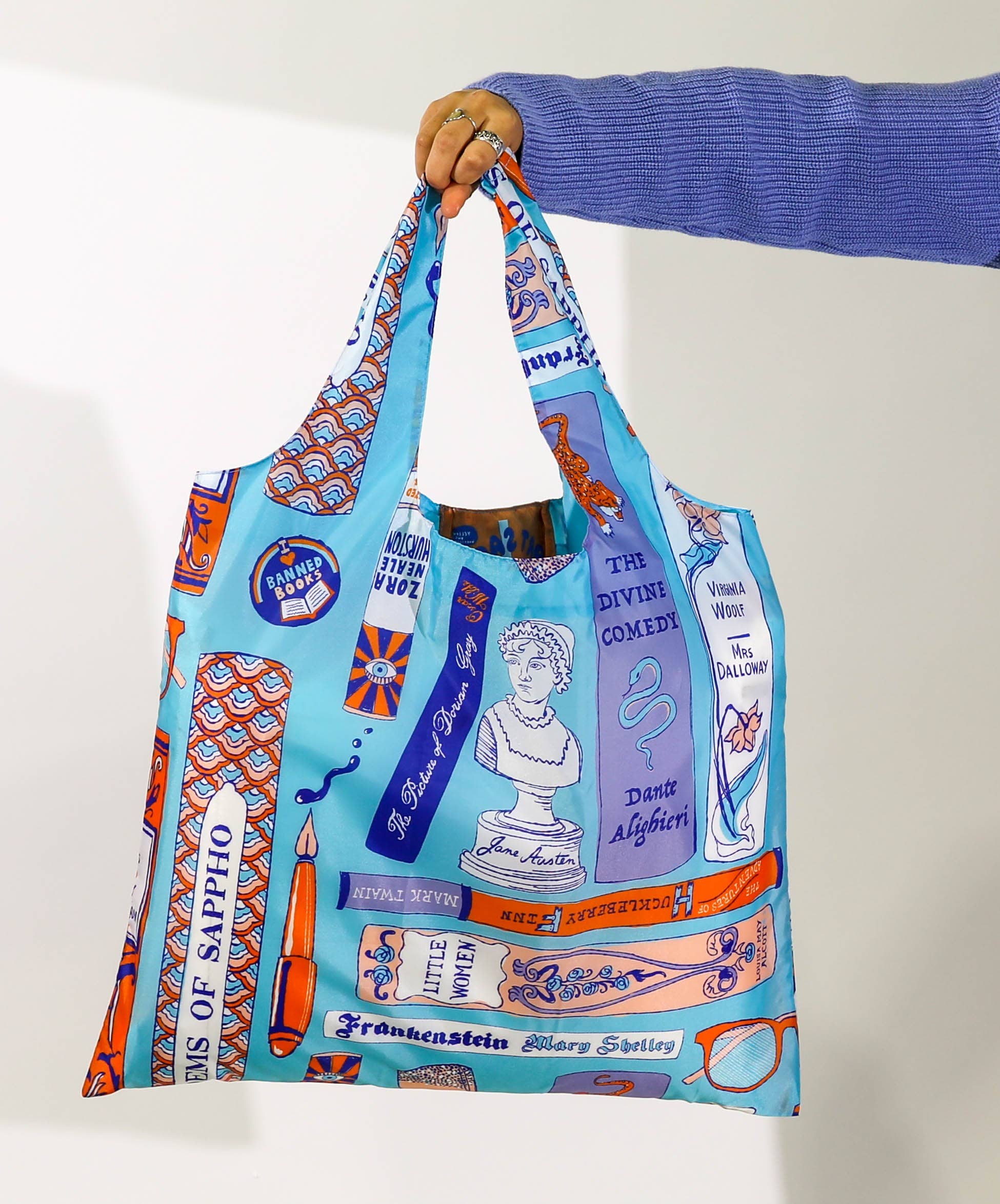 Bookbag Art Sack® | Eco-Friendly Reusable Book Lovers Tote