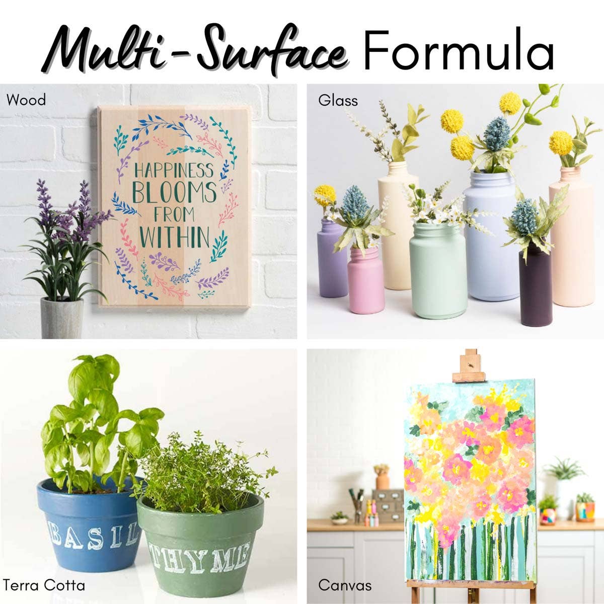 MultiSurface Acrylic Paint Basics Set: 10 Colors