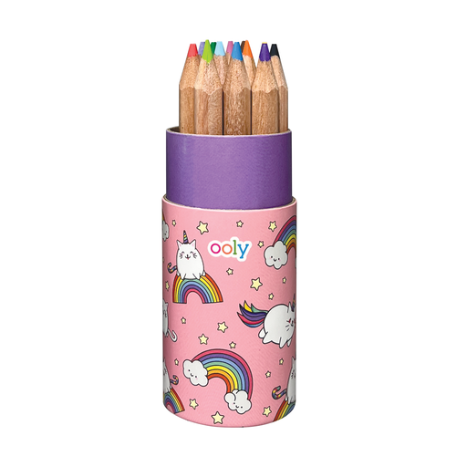Draw 'n Doodle: Mini Colored Pencils + Sharpener (Display of: NAVY