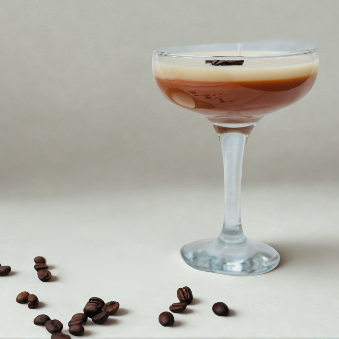 Scented 7 Ounce Espresso Martini Candle. Coffee. : With Bag