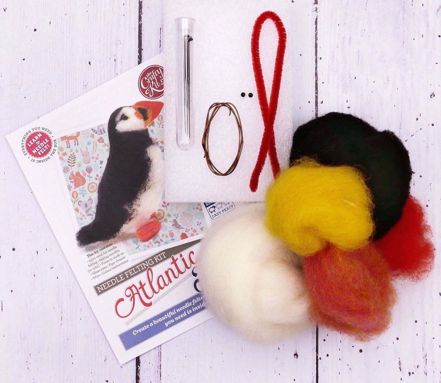 Puffin Needle Felting Kit