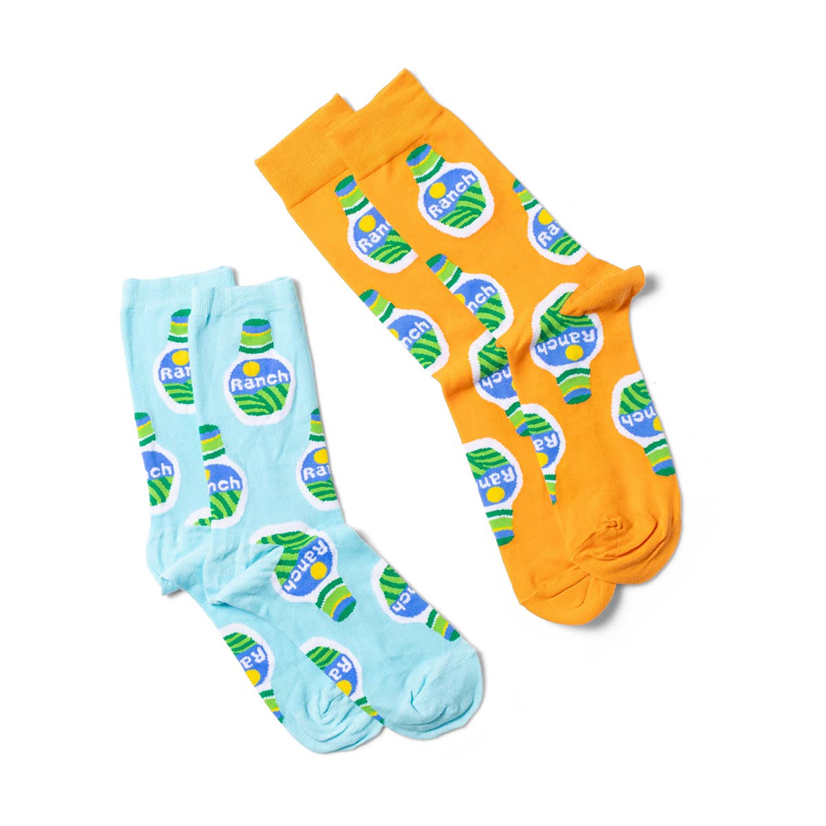 Ranch Crew Socks | Foodie Novelty Socks | Large