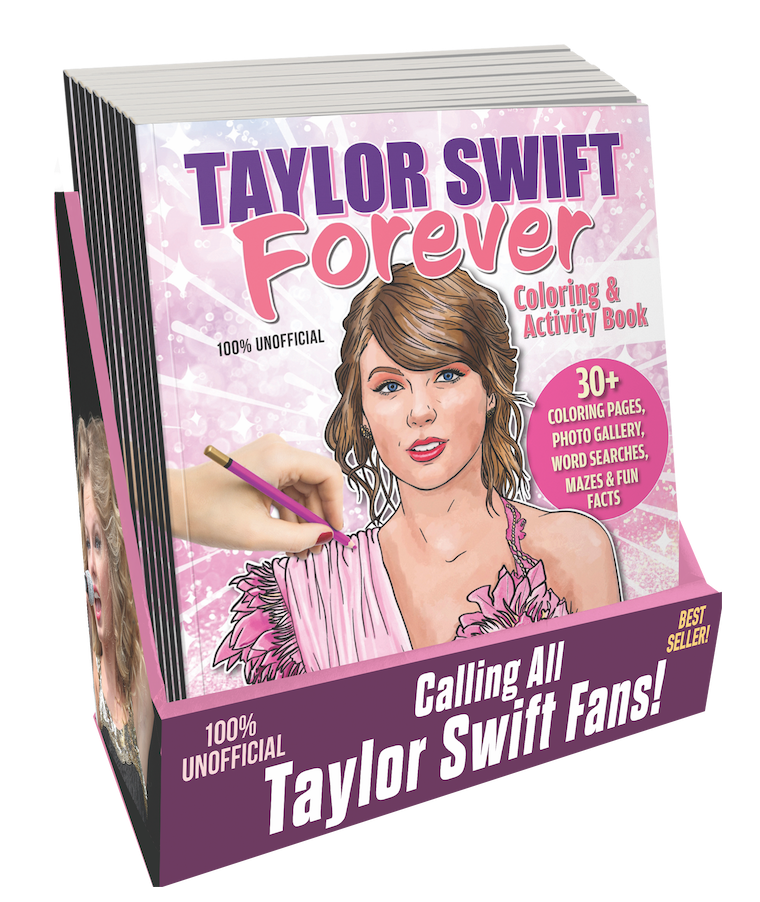 10-Copy Display Taylor Swift Forever Coloring &amp;Activity Book