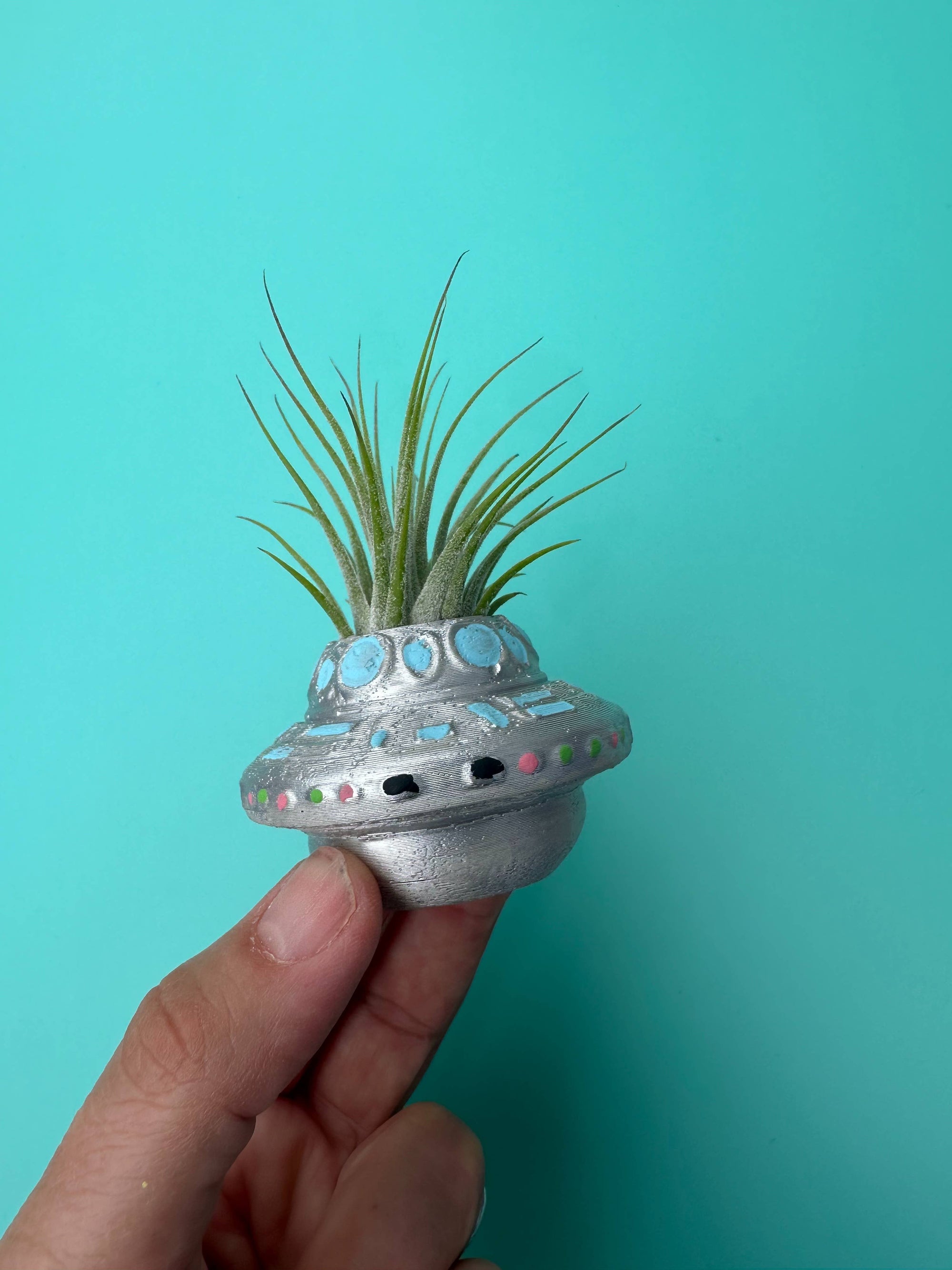 UFO Flying Saucer Mini Planter with Air Plant
