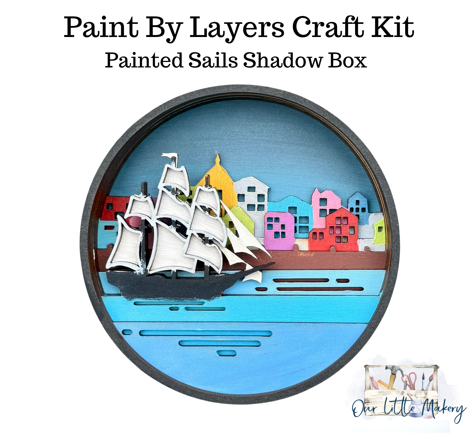 Painted Sails Shadow Box Kit