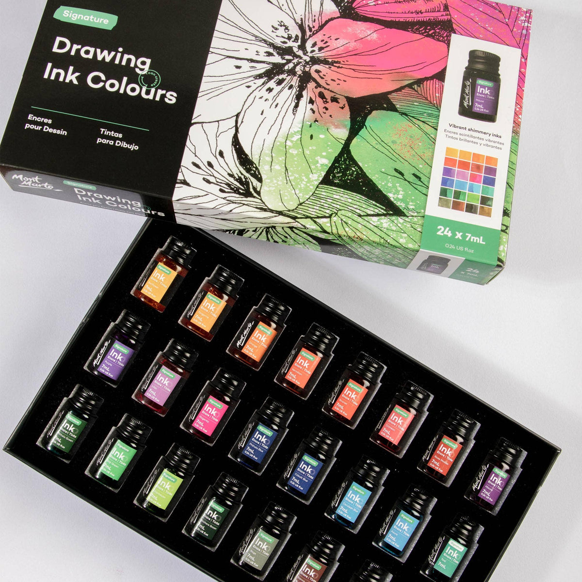 Drawing Ink Colors Signature 24pc x 7ml (0.24 US fl.oz)