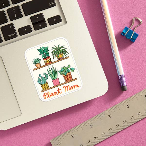 Plant Mom Die Cut Sticker