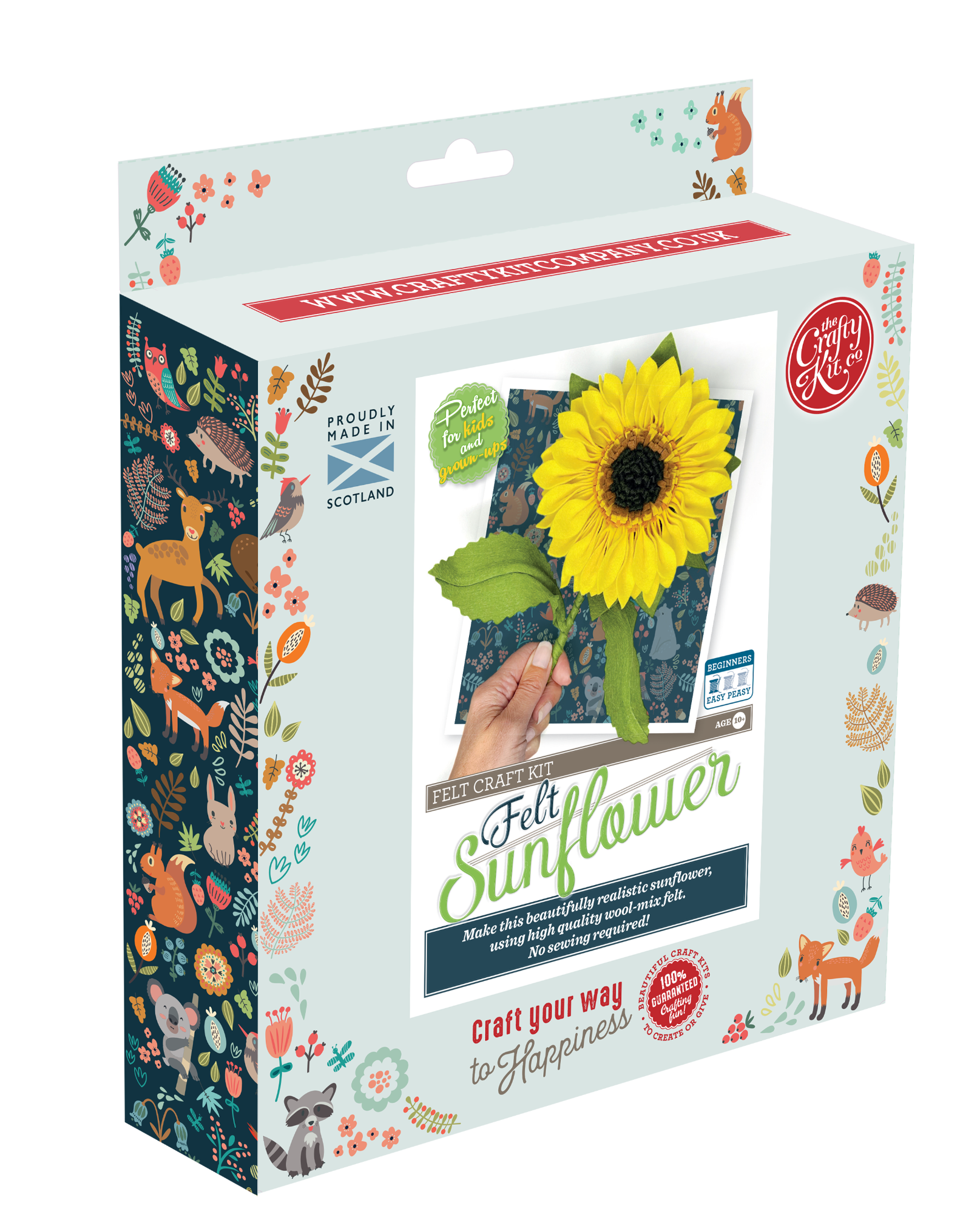 Felt Sunflower Flower Craft Kit