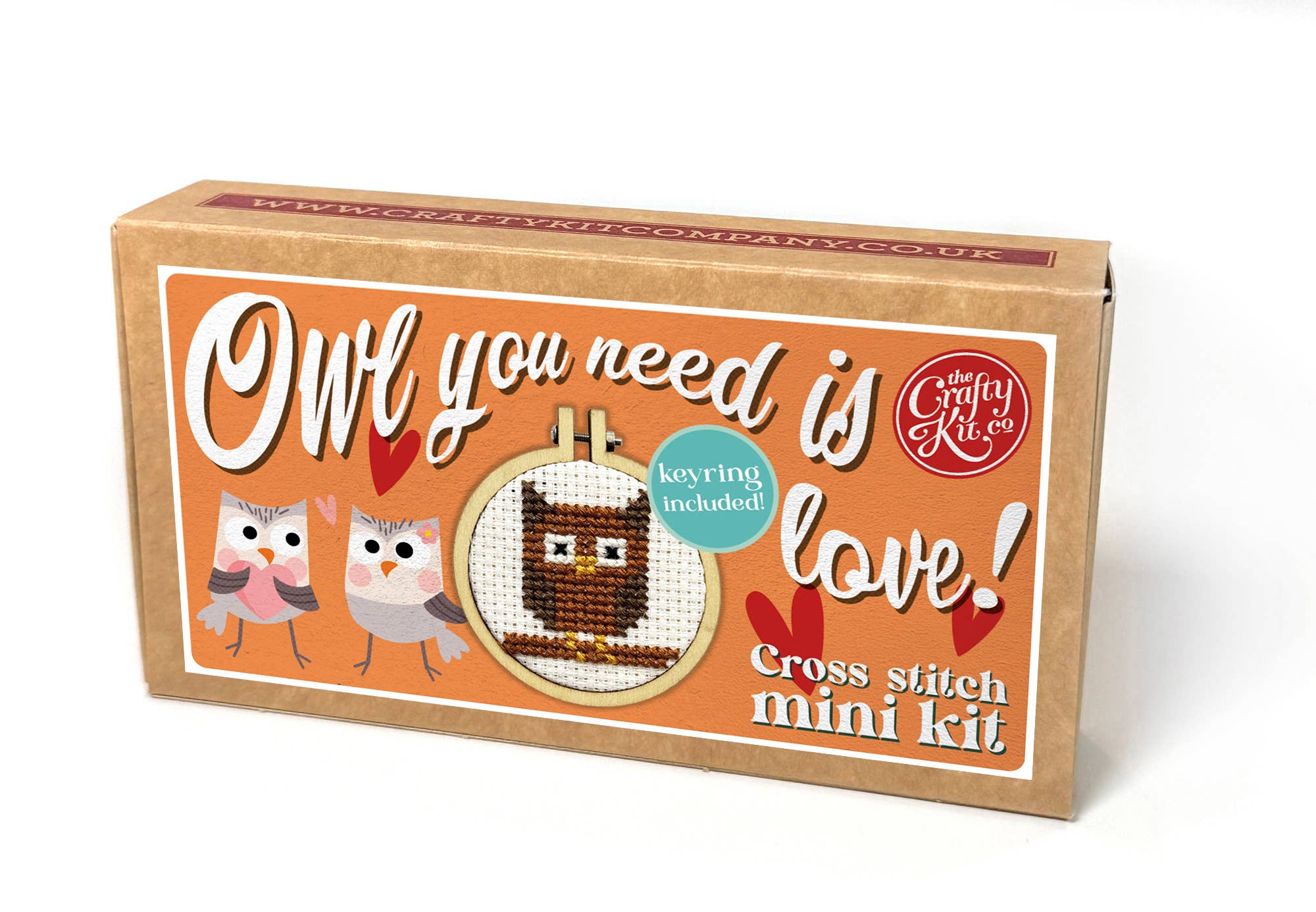 'Owl you need is love!' Mini Matchbox Cross Stitch Kit