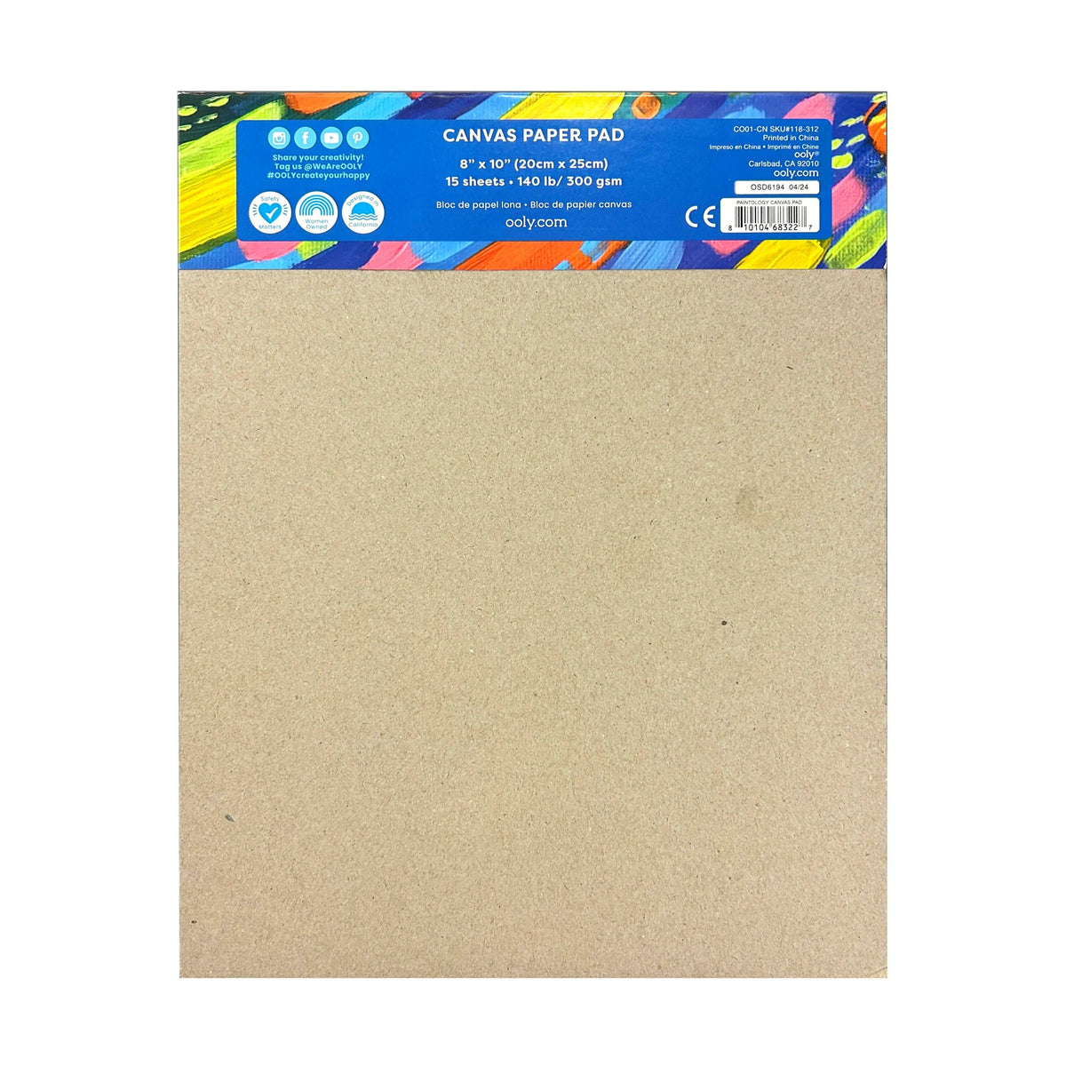 Paintology Canvas Paper Pad