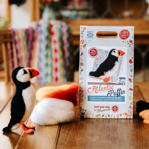 Puffin Needle Felting Kit