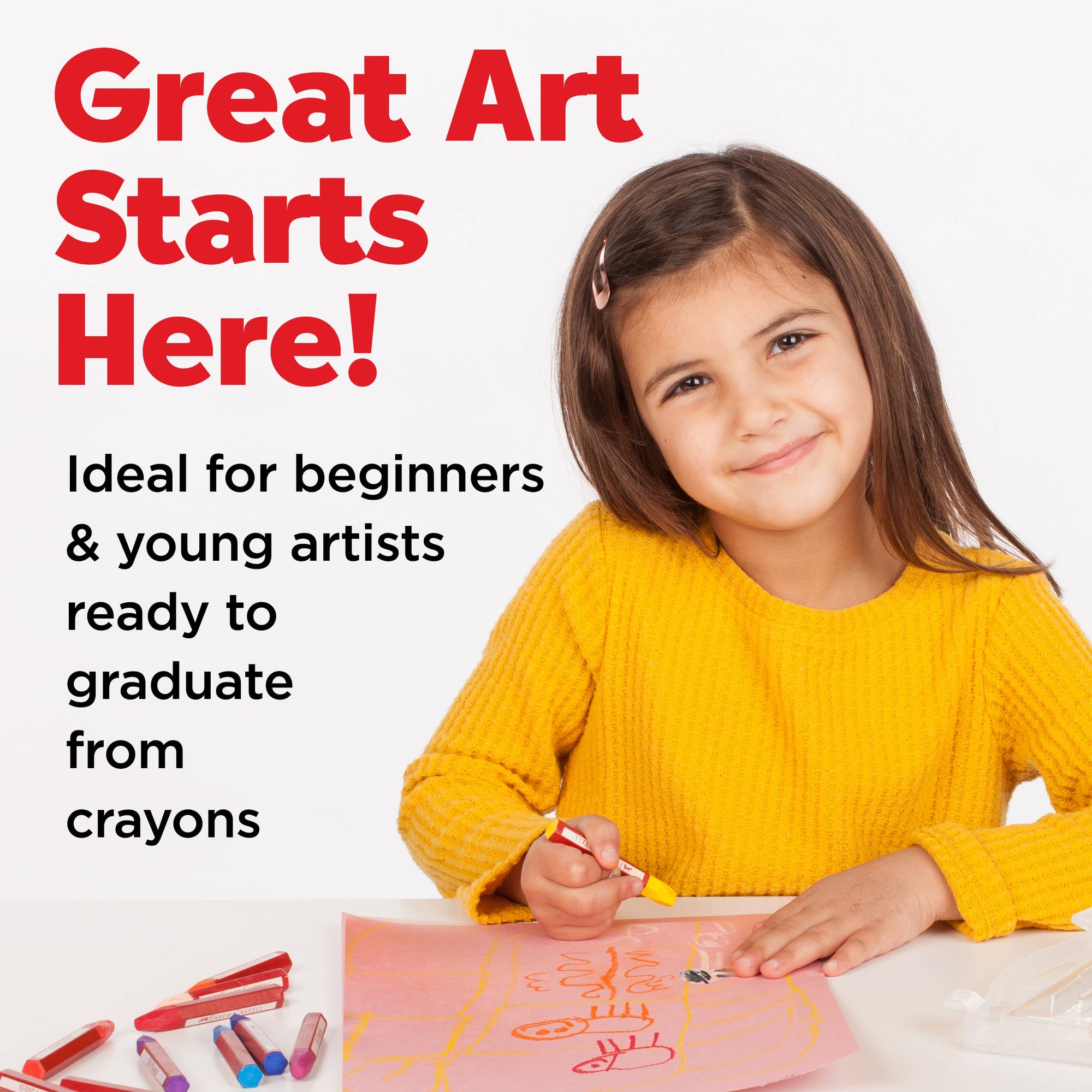 12 Oil Pastels in Storage Case