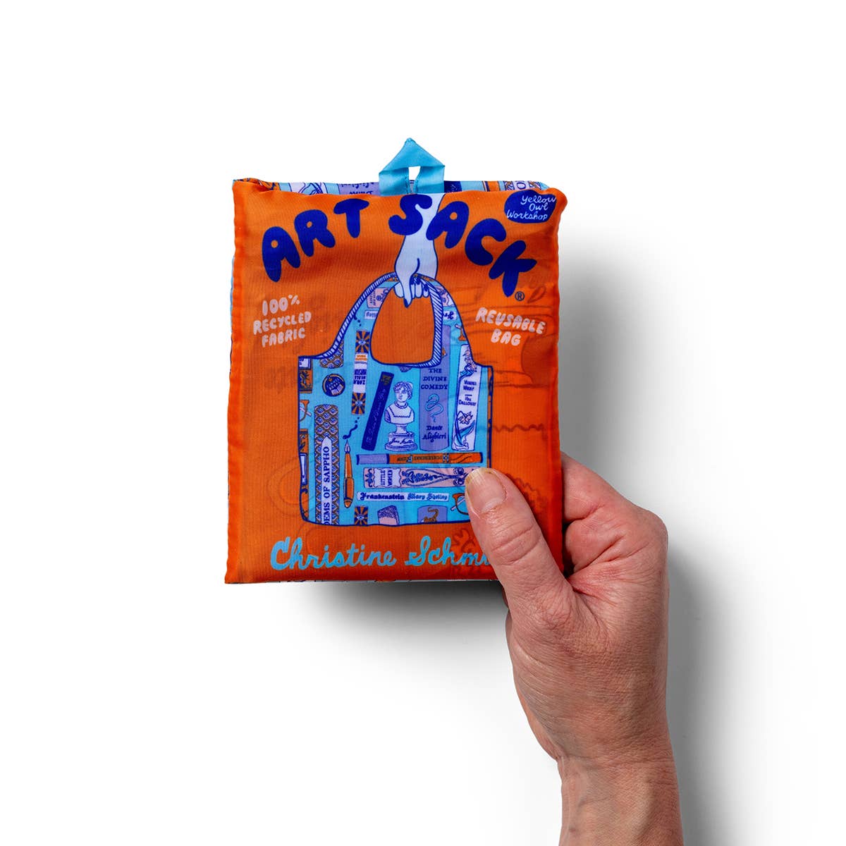 Bookbag Art Sack® | Eco-Friendly Reusable Book Lovers Tote