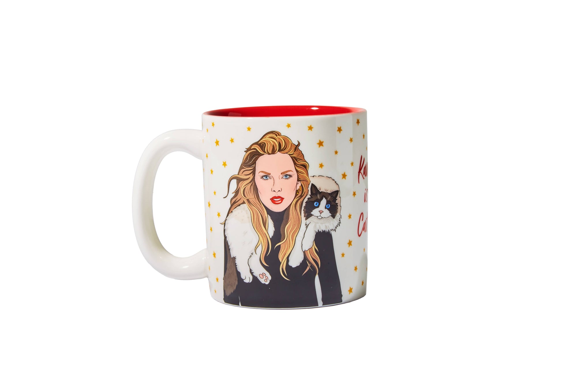Karma is a Cat Pop Star Coffee Mug