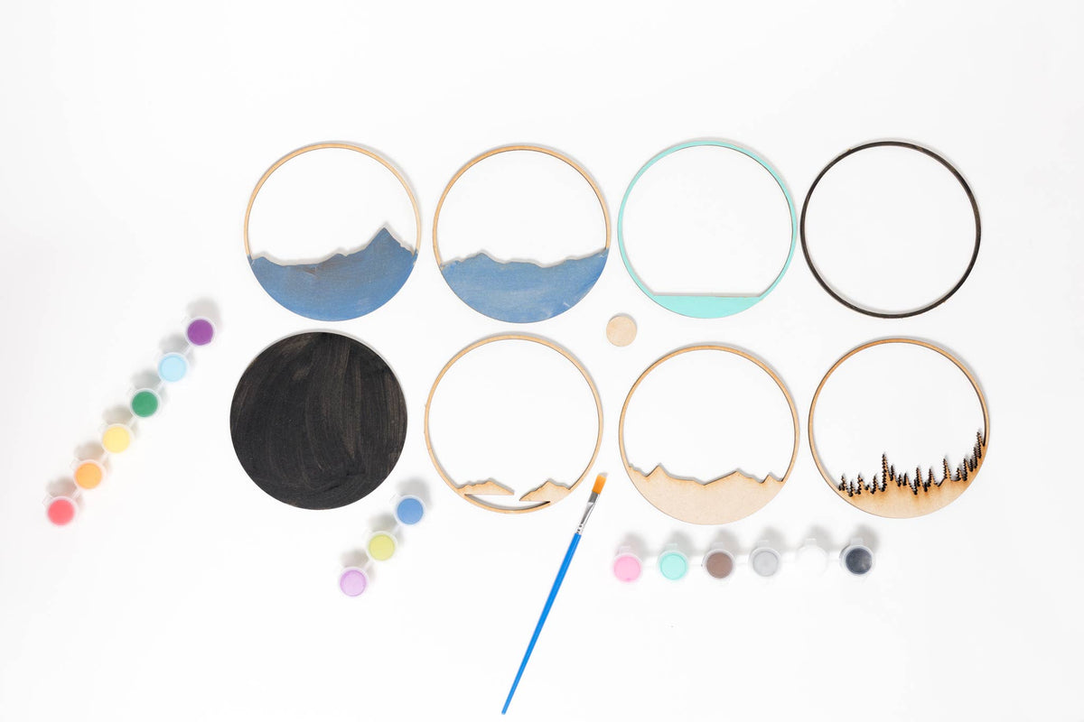On The Mountain Tops Shadow Box Kit