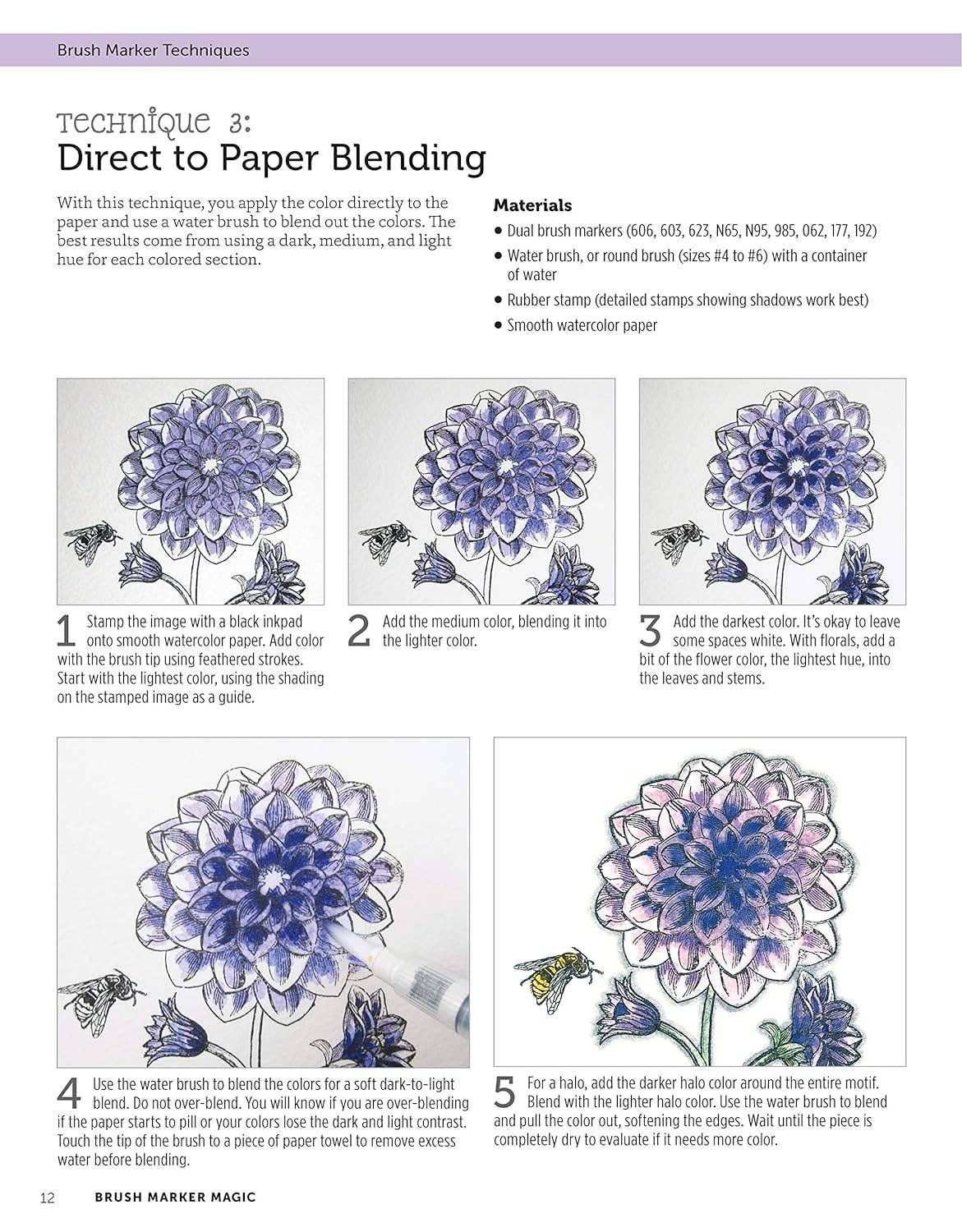 Brush Marker Magic - Simple Color Effects for Art Projects