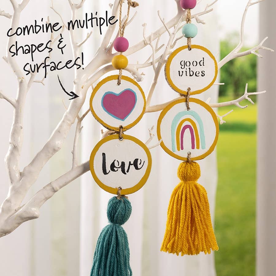 Wood Slick Ornaments