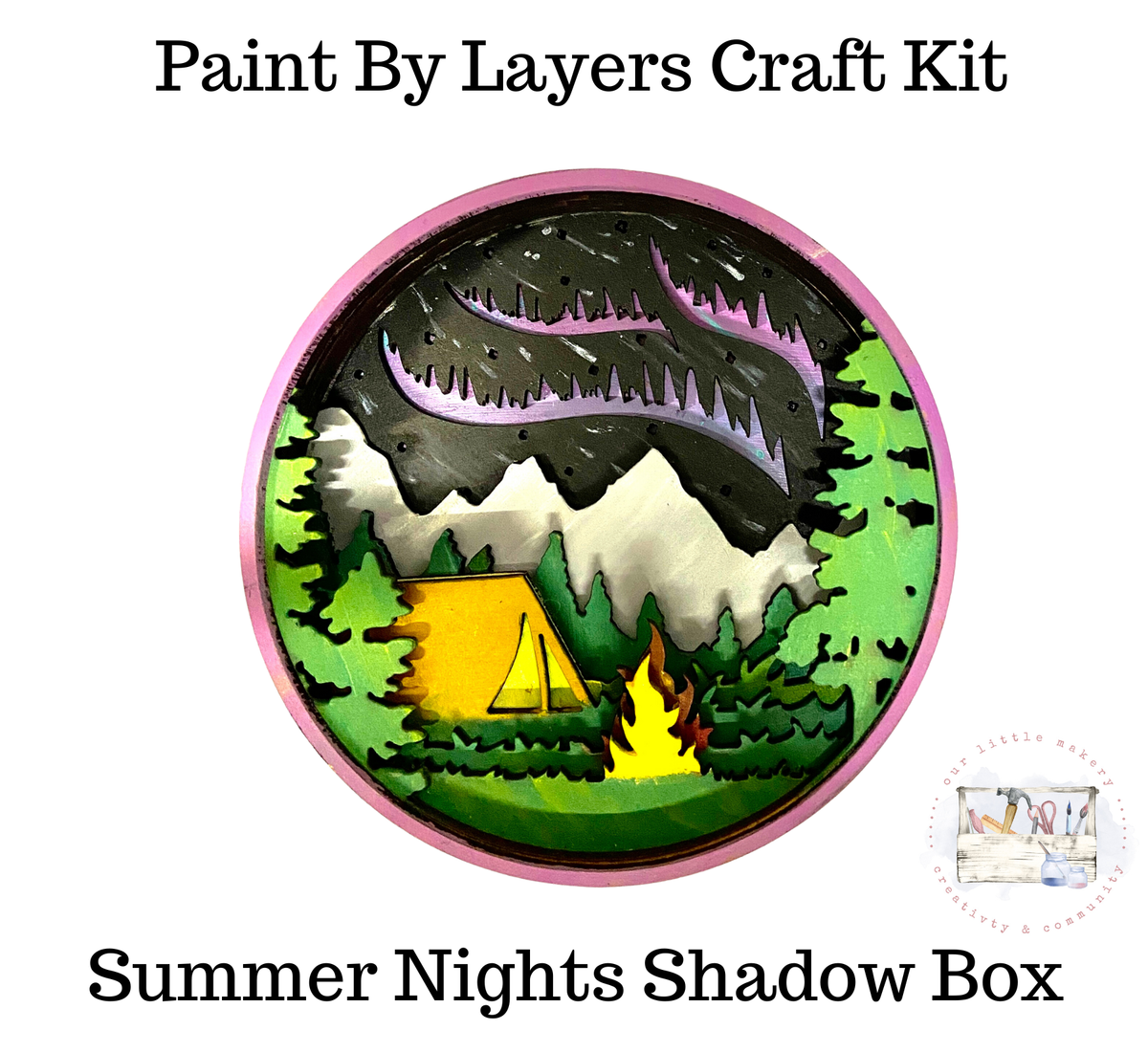 Summer Nights Shadow Box Kit