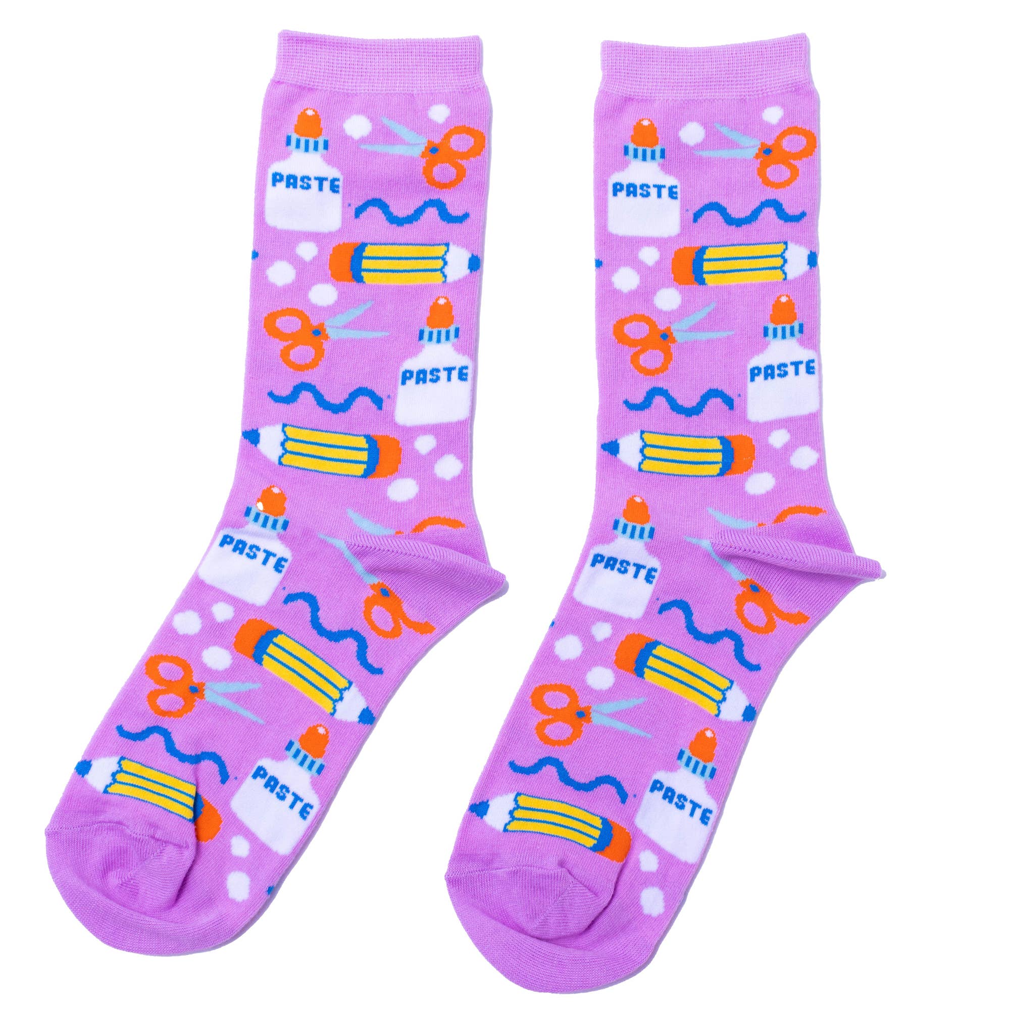 Crafty Crew Socks | Teacher Art Supply Gift | Small
