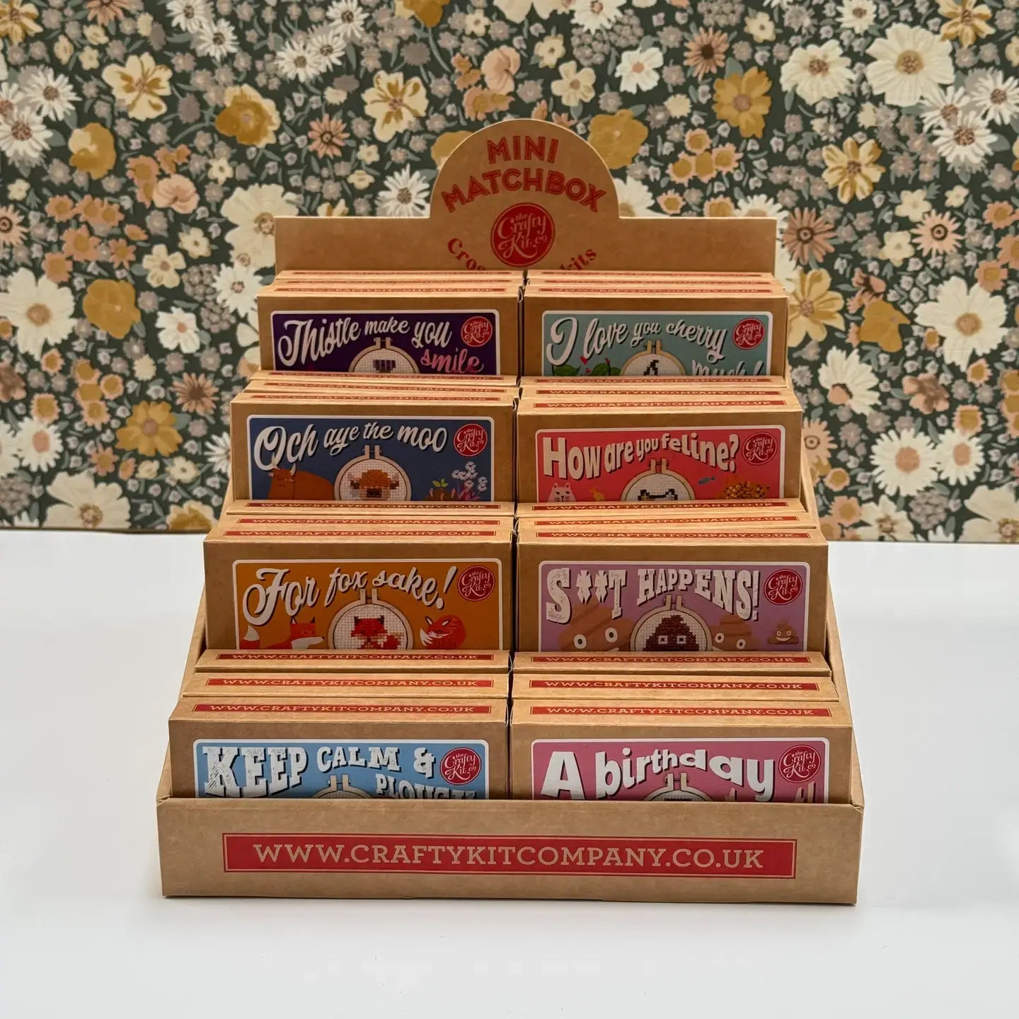 You're Flamazing! Mini Matchbox Cross Stitch Kit