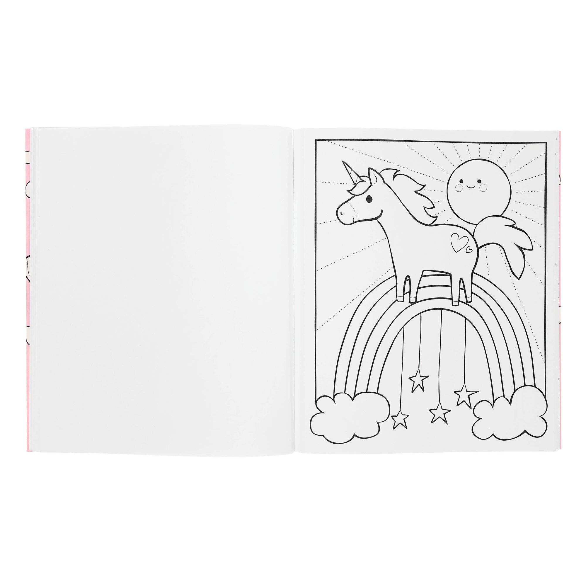 Color-in' Book - Enchanting Unicorns - 31 Pages
