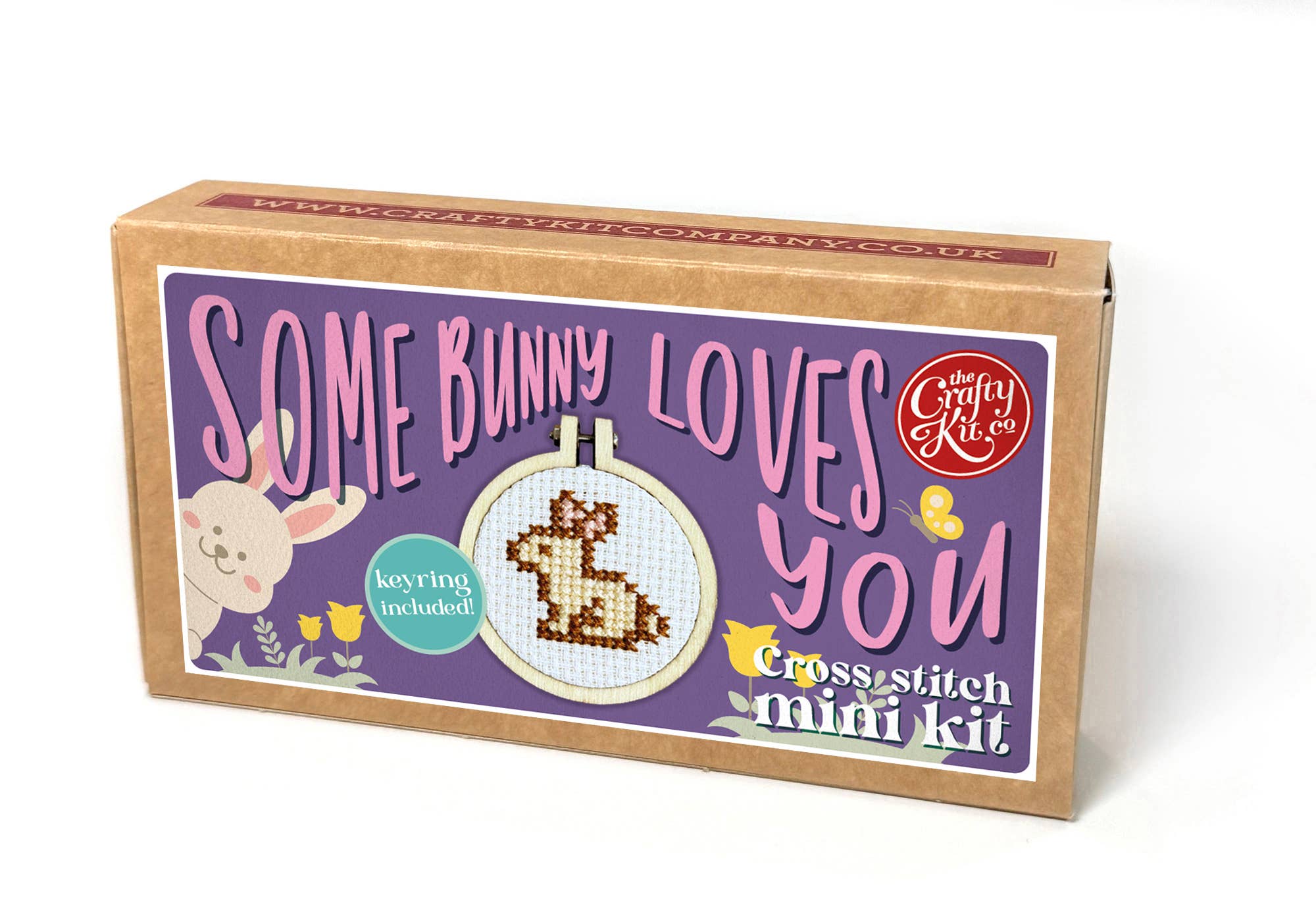 Some Bunny Loves You! Mini Matchbox Cross Stitch Kit