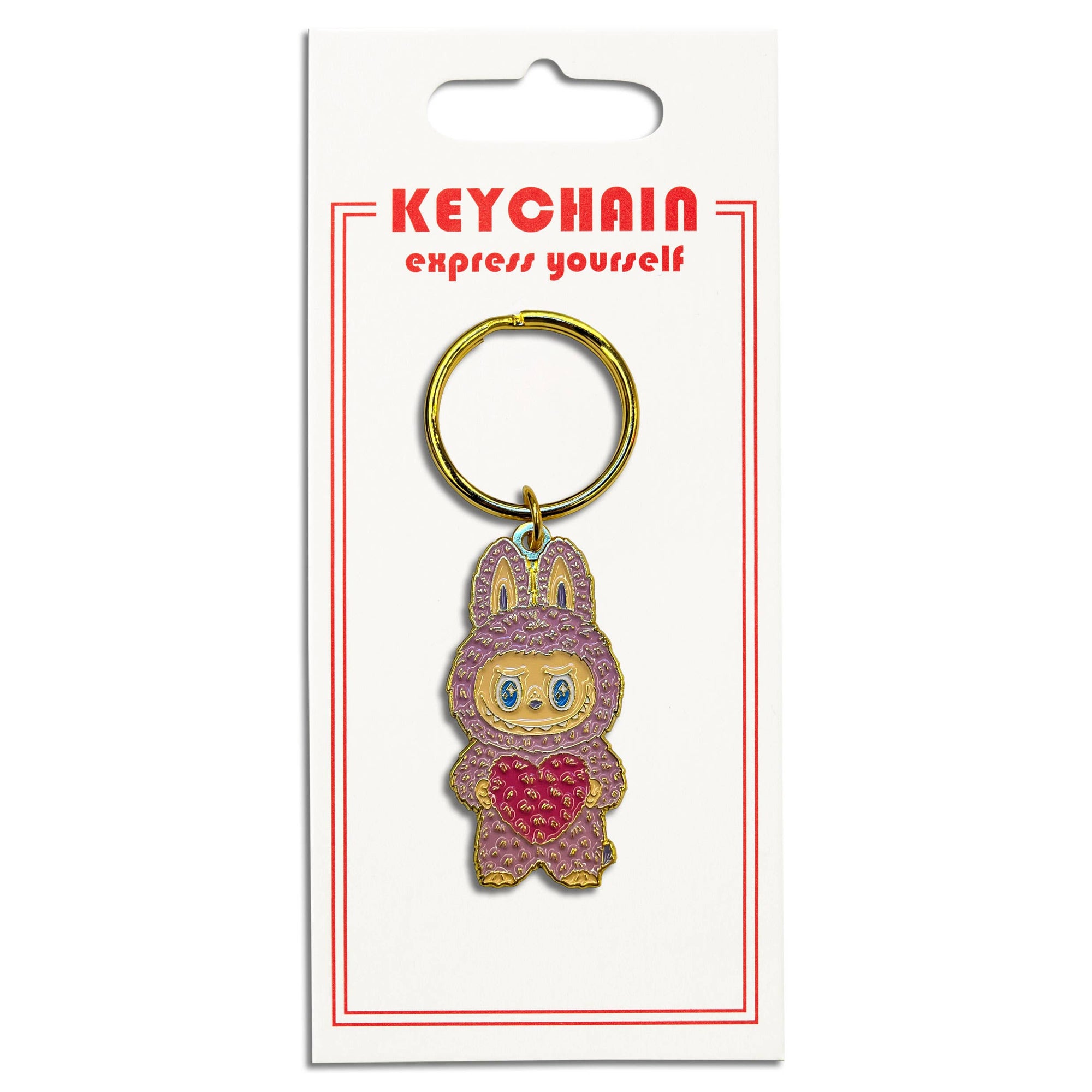 Labubu Heart Keychain
