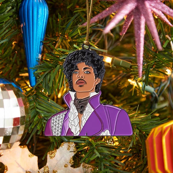 Purple Reign Enamel Ornament