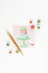 Stack of Macarons Valentine MINI Paint-by-Number Kit