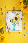 Sunflowers in Vase (Yellow) PBN Kit