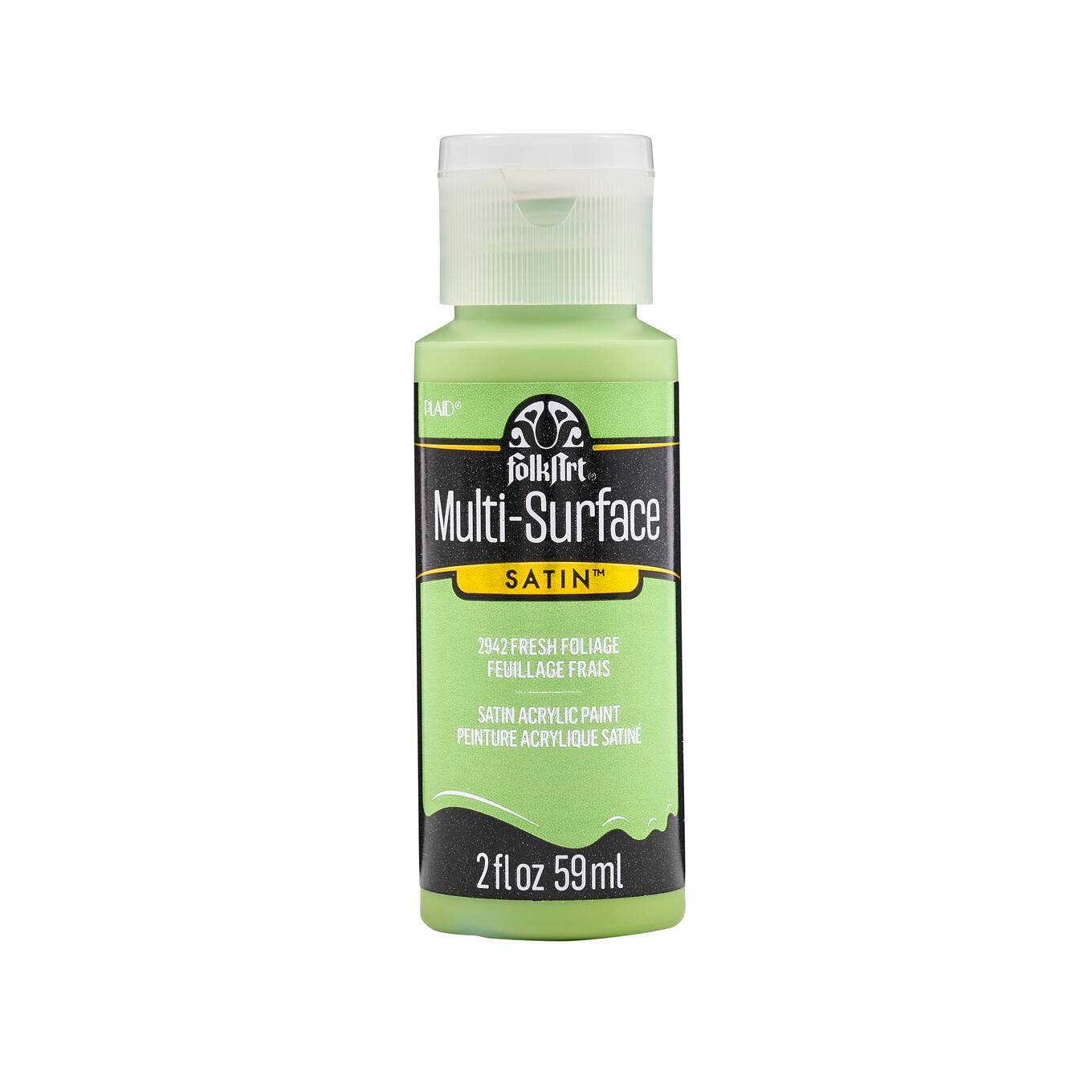 FolkArt ® Multi-Surface Satin Acrylic Paint - 2 oz: Fresh Foliage