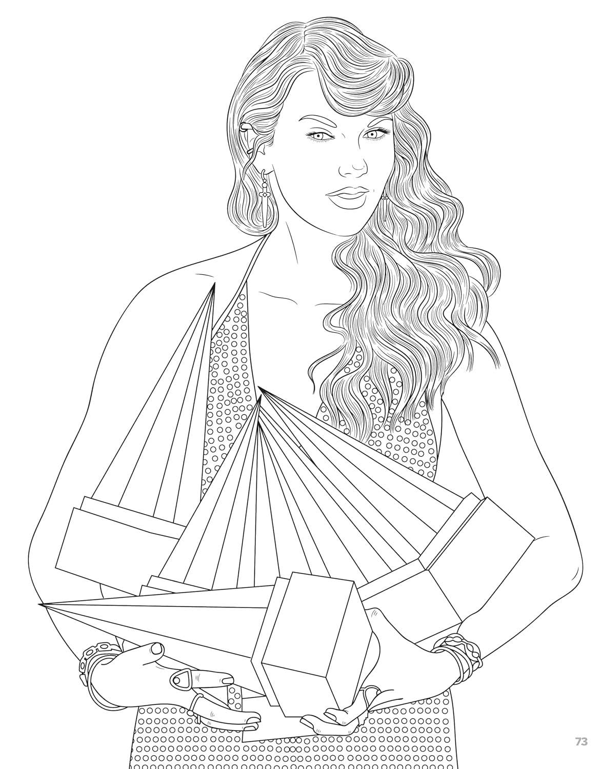10-Copy Display Taylor Swift Forever Coloring &amp;Activity Book