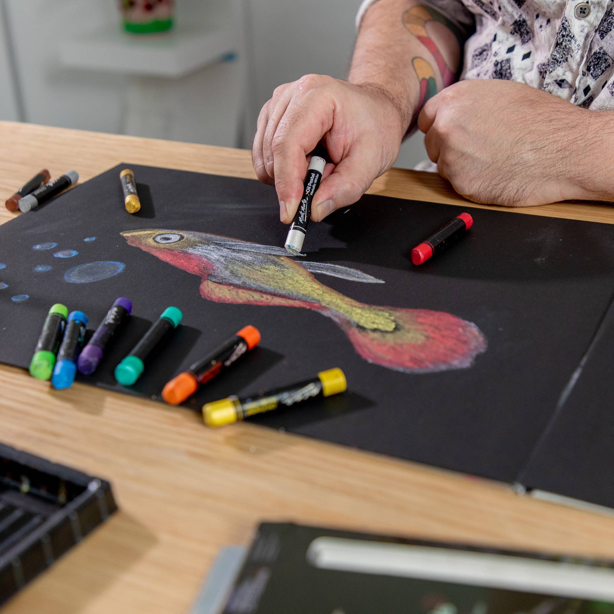 Metallic Oil Pastels Signature 12pc