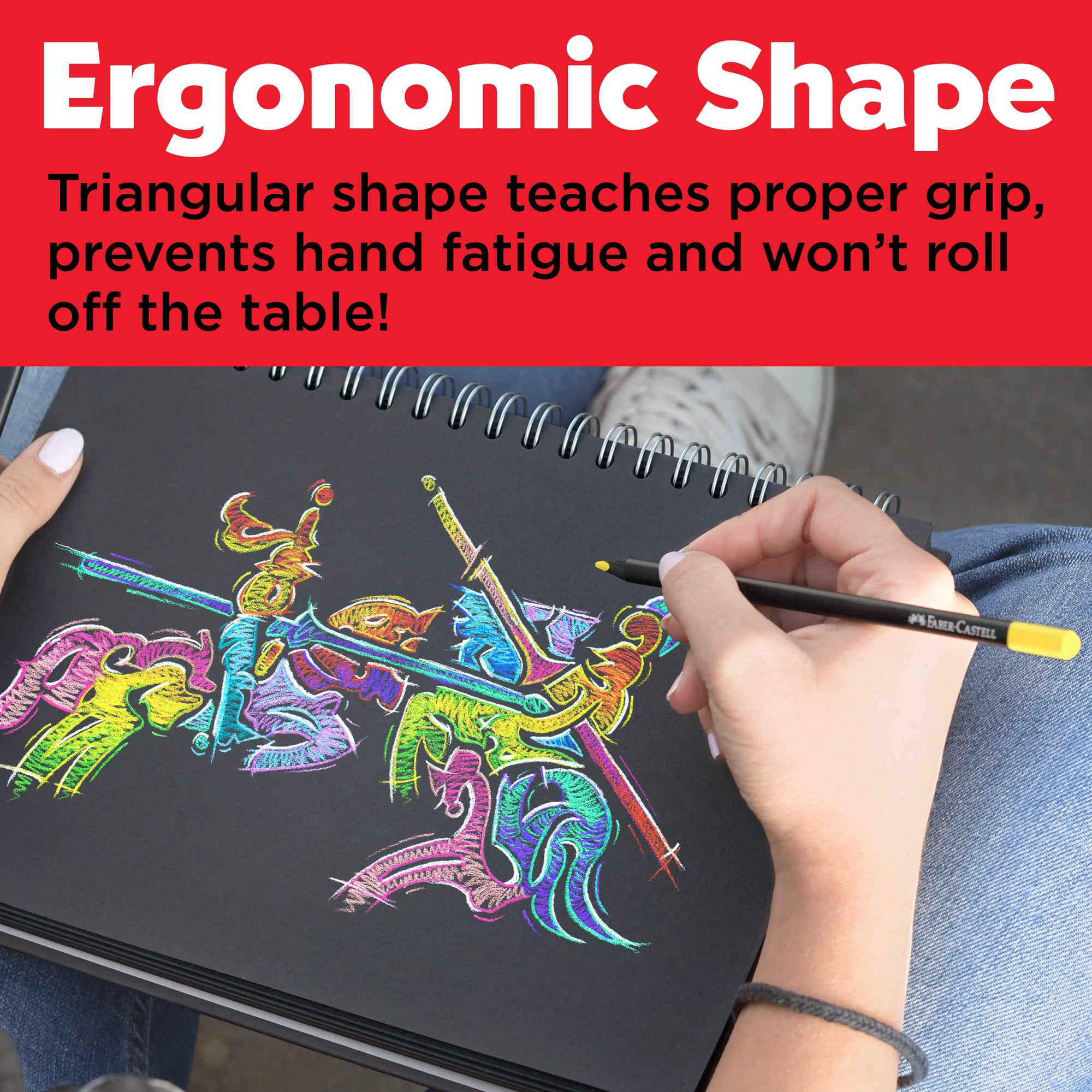 Black Edition Colored Pencils - Tin of 12