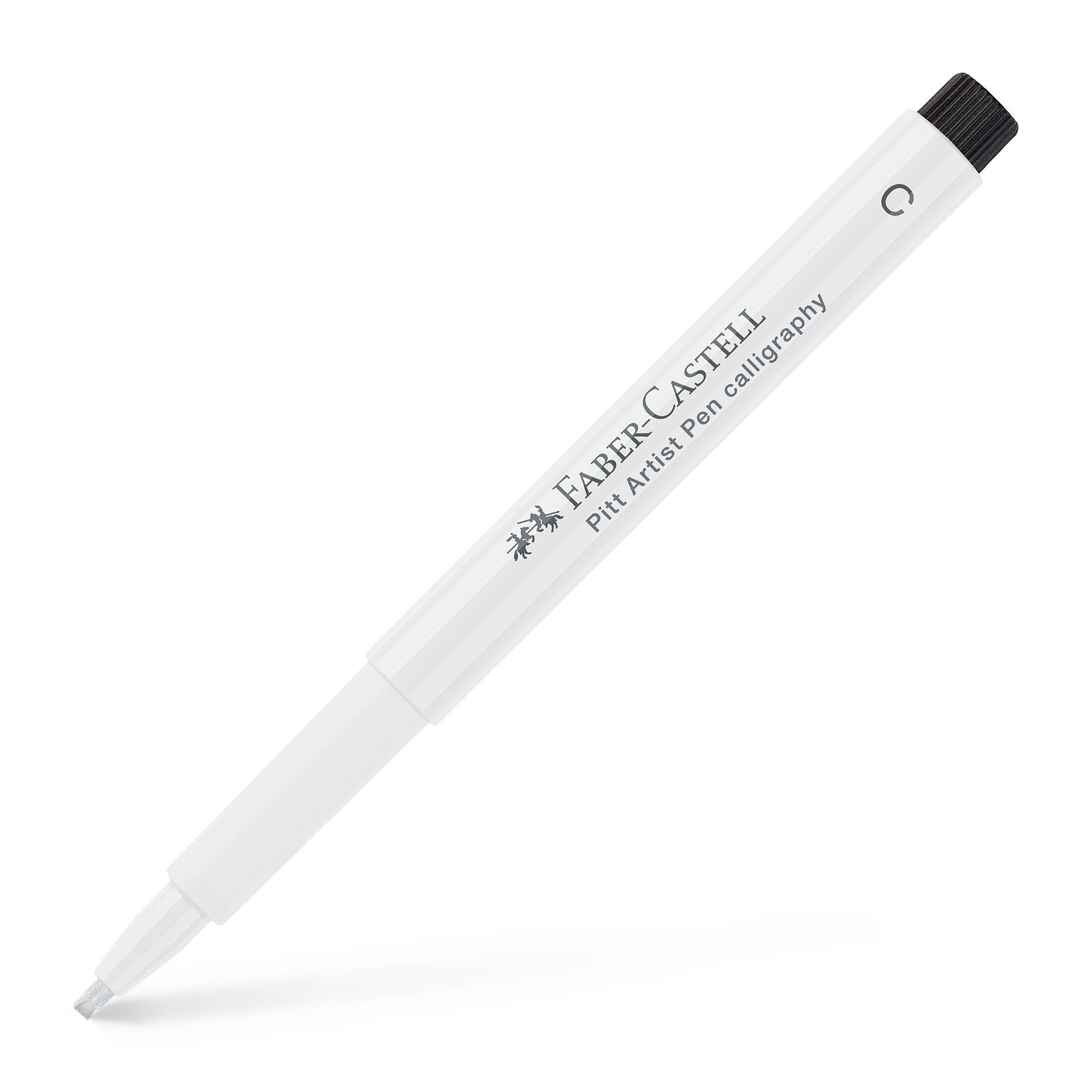 Pitt Artist Pen, Calligraphy - #101 White on Blistercard