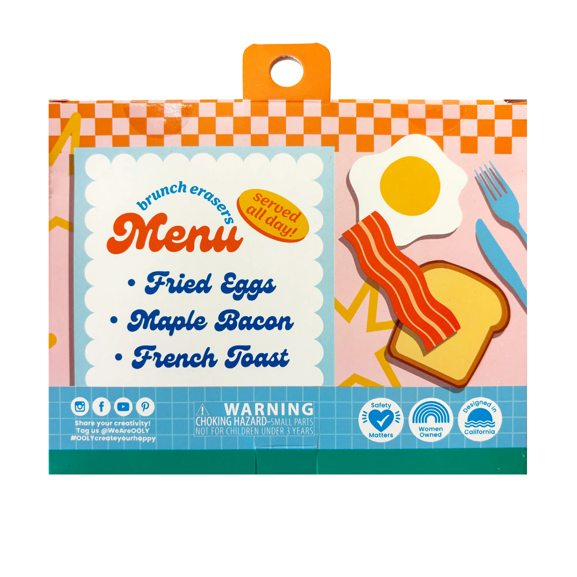 Brunch Bunch Breakfast Erasers - Set of 6