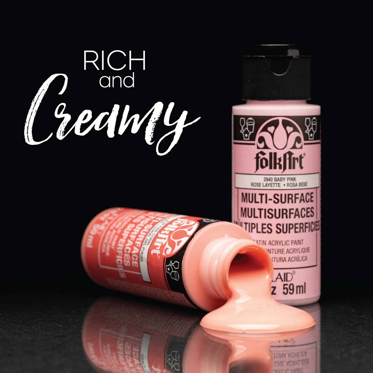 MultiSurface Acrylic Paint Basics Set: 10 Colors