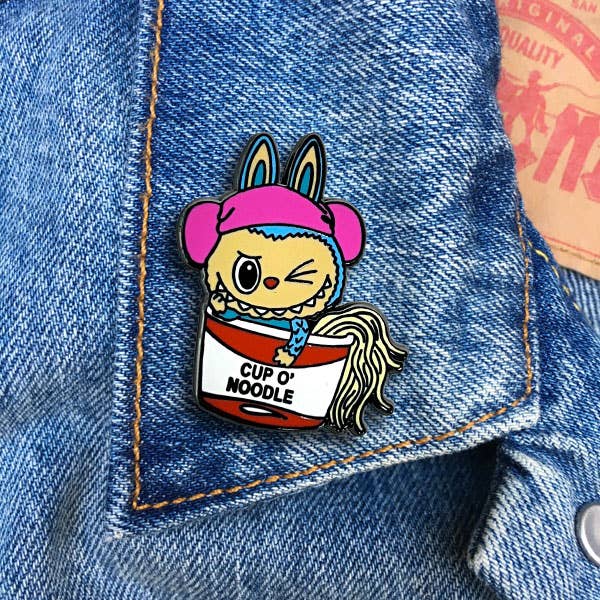 Labubu Ramen Noodle Pin