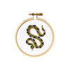 Snake DIY Mini Cross Stitch Kit