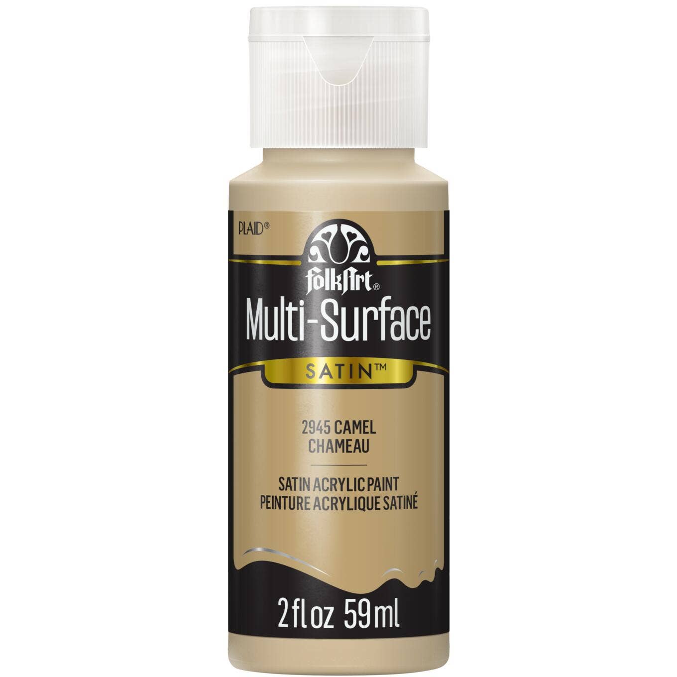 FolkArt ® Multi-Surface Satin Acrylic Paint - 2 oz: Camel