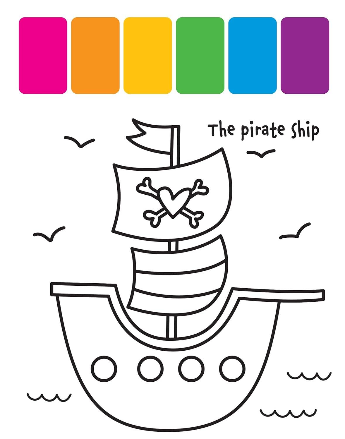 My First Painting Book: Playful Pirates - Just Add Water!