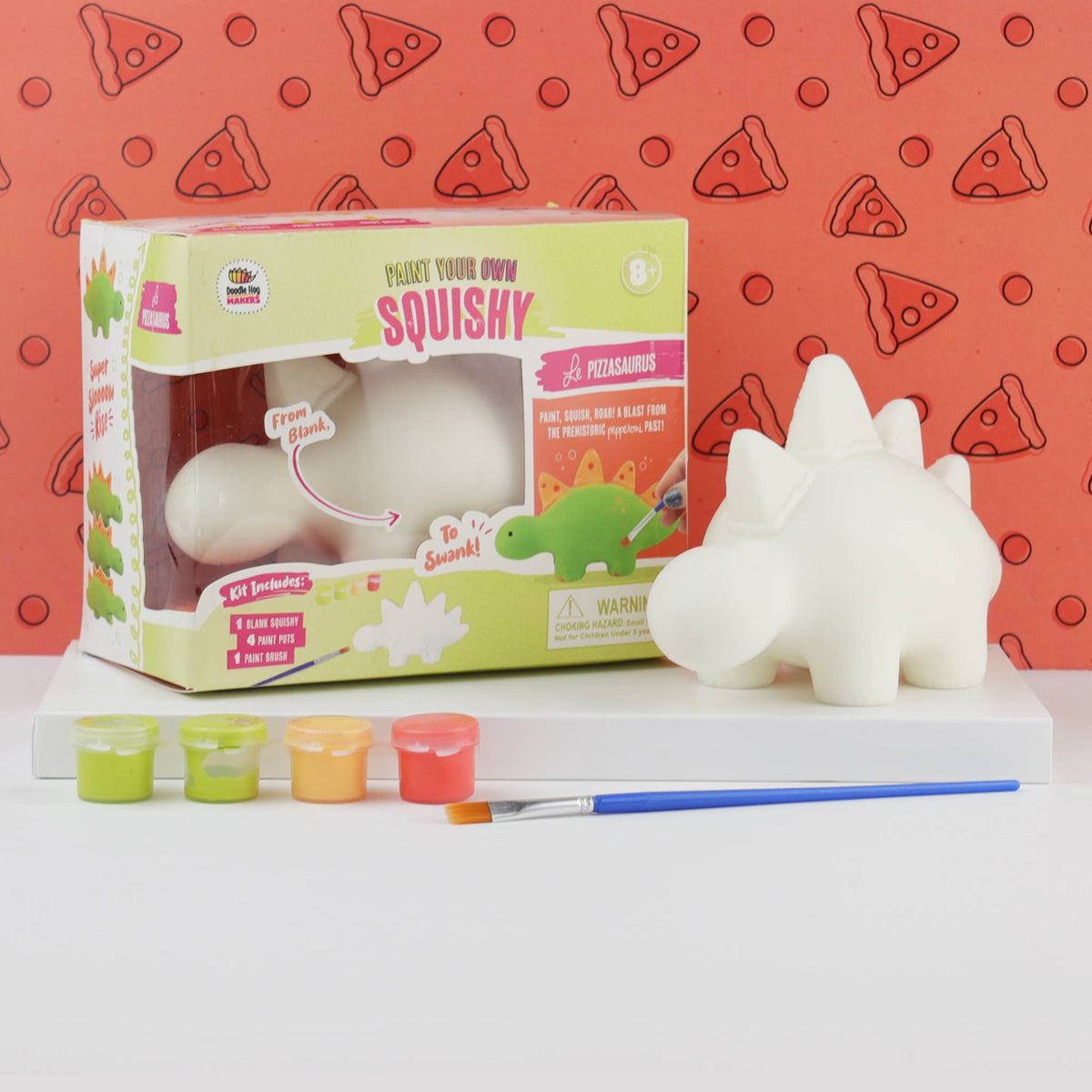 Discounted Paint Your Own Squishy Kit: Le Pizzasaurus