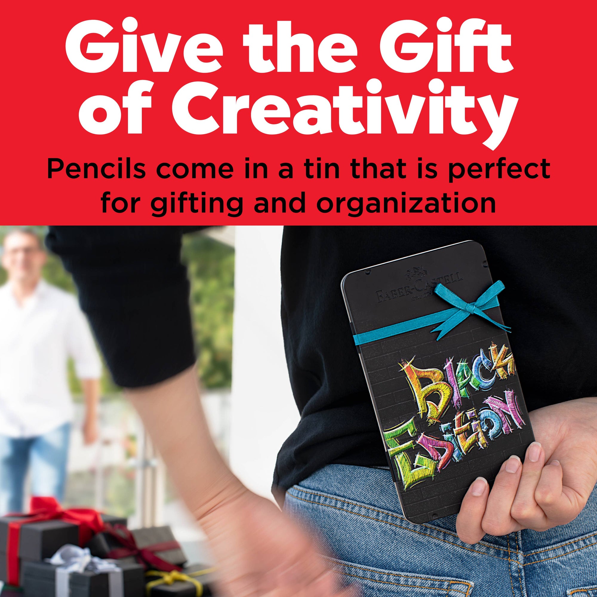 Black Edition Colored Pencils - Tin of 12